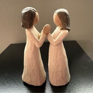 Willow Tree “Sisters by Heart” interlocking figurines 2000’